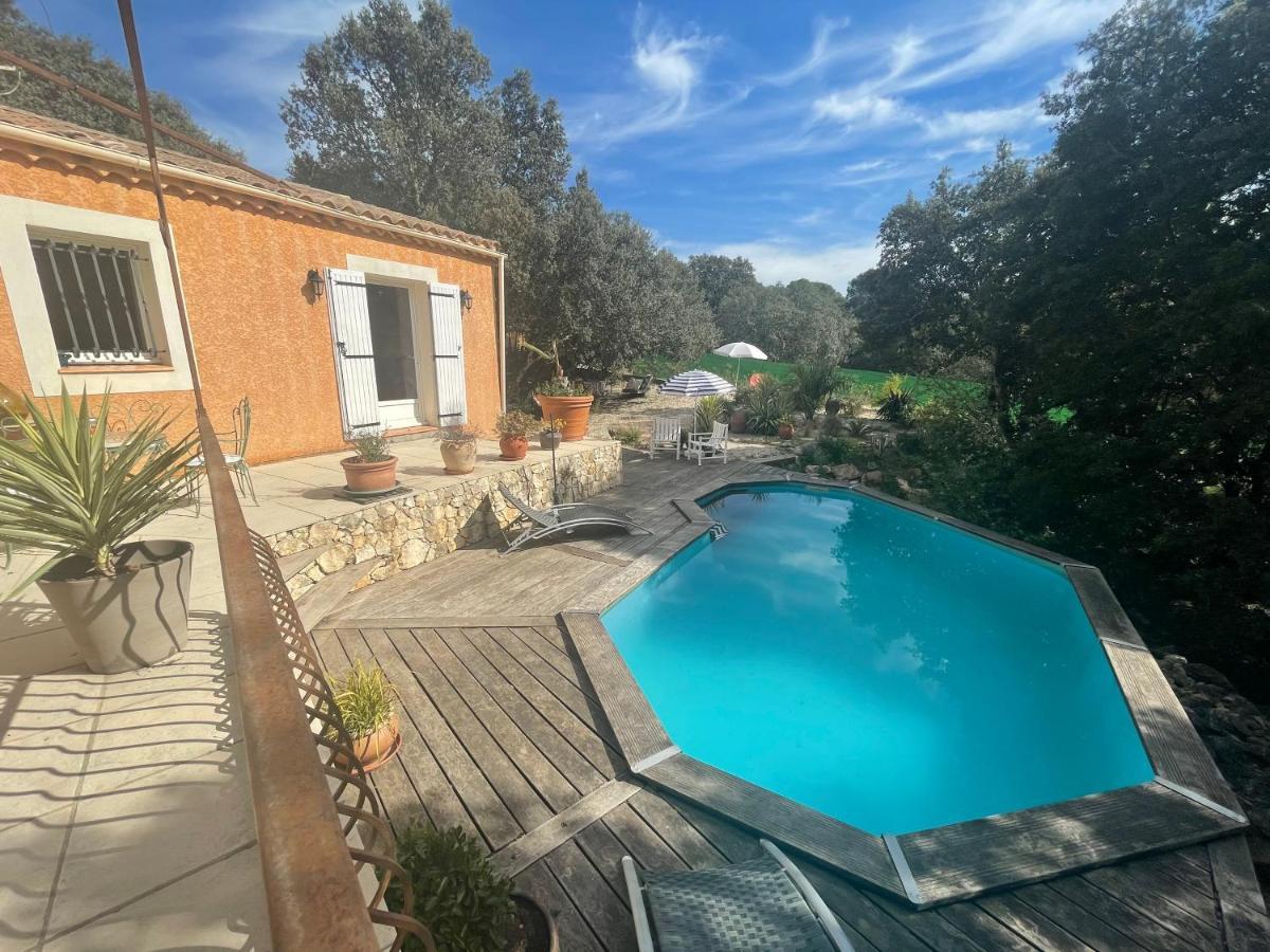 Le Calme De La Garrigue Bed & Breakfast Russan ภายนอก รูปภาพ